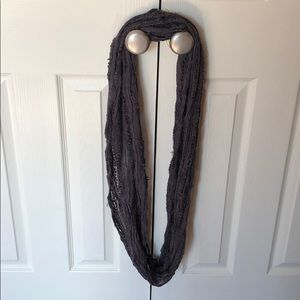 Gray Infinity Scarf